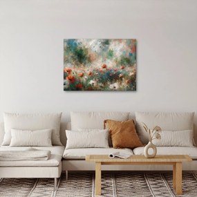 Obraz – Abstrakcja pola z makami (70x50 cm)