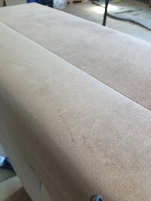 PROMOCJA Rozkładana sofa w kształcie U VENORIA 285x146 cm, beżowa + 2 poduszki ZA DARMO II. gatunek