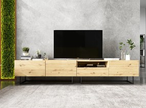 Szafka RTV na płozach Enjoy z półką i szufladą dąb artisan