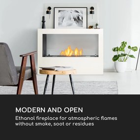 Blumfeldt Fiamme Scoppi 3.0kW 5-6h Biokominek Biały