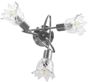 Szklana elegancka lampa sufitowa - EX205 Merfis 3X