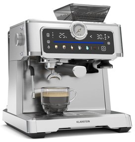 Klarstein GrandPresso Touch ekspres do kawy, 20 barów, młynek
