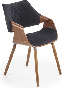 K396 krzesło : Dostępne warianty - K396 krzesło orzechowy / czarny