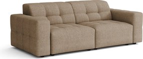 Sofa Bergamo 2-osobowa, tkanina Raven 30 beżowa– 204×102×70 cm