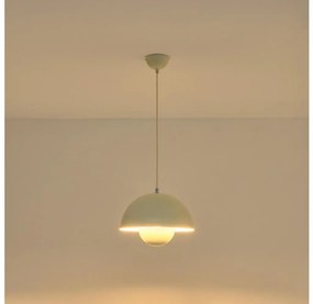 Lampa wisząca na lince JARDEN 1xE27/15W/230V kremowa