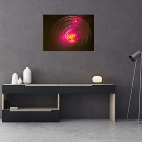 Obraz - abstrakcja spiralna (70x50 cm)
