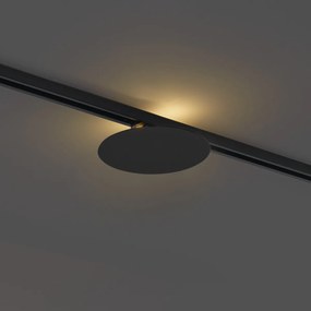 Nowoczesna czarna lampa sufitowa do systemu szynowego 1-fazowego 2-punktowa - Iconic Pulley Nowoczesny Oswietlenie wewnetrzne