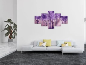 Obraz - Jeleń w magicznym lesie (125x70 cm)