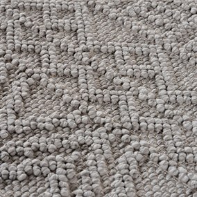 Dywan nowoczesny 3D Helix boho szary 80 cm x 250 cm