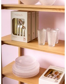 Sztućce 16 szt. ze stali nierdzewnej w kolorze srebra Mano – Hübsch