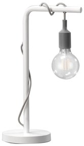 ONLI - Lampa stołowa WIRE 1xE27/15W/230V 50 cm szary/biały