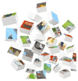 Puzzle dziecięce Hubelino Straż pożarna