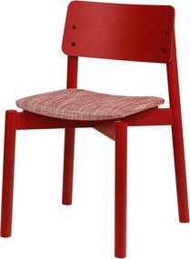 Czerwone krzesło sztaplowane Wem – noo.ma