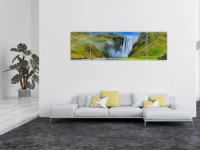 Obraz - Wodospad Seljalandsfoss (170x50 cm)