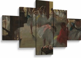 Obraz - Edgar Degas, The Dance Class, reprodukcje (125x70 cm)