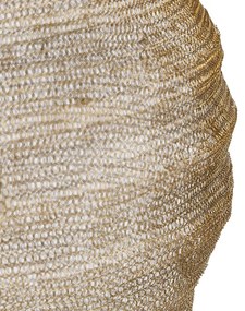 Orientalna lampa wisząca złota 70 cm - NidumKolonialny Oswietlenie wewnetrzne