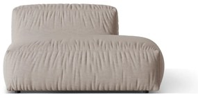 Beżowy moduł sofy (prawostronny) Martina – Micadoni Home