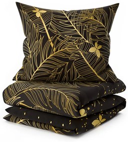 PrzytulneMieszkanie.pl PrzytulneMieszkanie.pl Pościel z mikrowłókna VISATA czarna Rozmiar pościeli: 70 x 80 cm | 140 x 200 cm