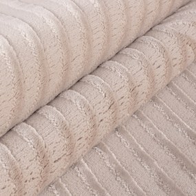 Dywan 3D nowoczesny Sahara Wstęga beżowy 120 cm x 170 cm