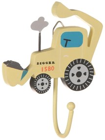 Żółty haczyk ścienny Digger – Sass &amp; Belle