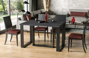 Stół rozkładany BORYS 130(330)x80 beton ciemny ENDO