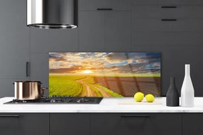 Panel Szklany Horyzont nad Złotym Polem