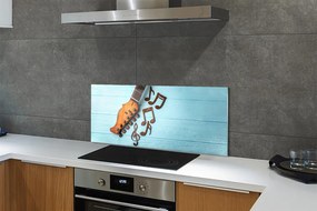 Szklany Panel Akordy na Gitarze