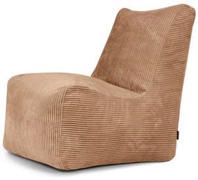 Brązowy sztruksowy worek do siedzenia Seat Lounge – SLOWDOWN