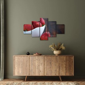 Obraz truskawek (125x70 cm)