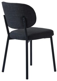 Ciemnoszare krzesło Fowler – Unique Furniture