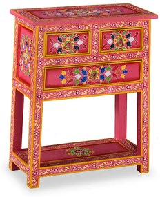 Różowa szafka w stylu rustykalnym - Norman