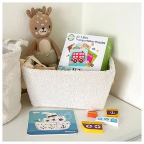 Woopie green układanka drewniana klocki pojazdy montessori fsc