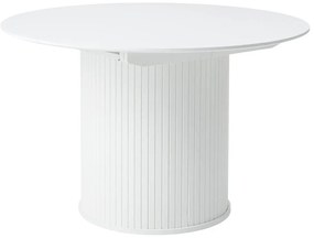 Okrągły rozkładany stół z dodatkowym blatem ø 120 cm Nola – Unique Furniture