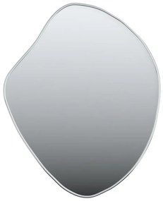 Srebrne eleganckie lustro 50x40 cm L3-Z86