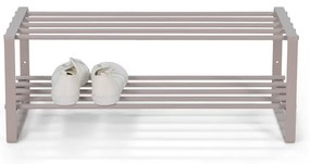 Szarobeżowy metalowy regał na buty Rex – Spinder Design