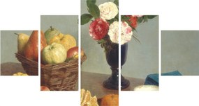 Obraz - Henri Fantin-Latour, Still  Life, reprodukcje (125x70 cm)