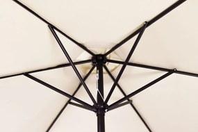 Duży parasol ogrodowy łamany, skośny SL-UM003C, beżowy