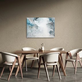 Obraz na szkle - Niebieski marmur (70x50 cm)