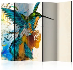 Parawan jednostronny Zwierzęta 225x172 cm 5-częściowy wielokolorowy ARTGEIST B