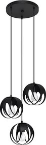 Lampa wisząca TULOS 3P czarna