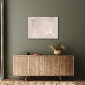 Obraz - Beżowe liście N⁰6 (70x50 cm)