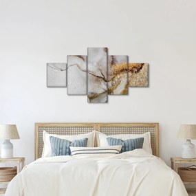 Obraz - Atrament marmurkowy (125x70 cm)