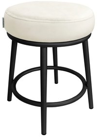 Taboret Ben noga metalowa czarna MG50