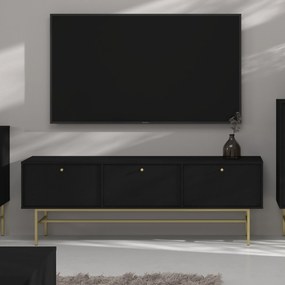 Szafka RTV TORINO - Grafit / Wysokość 62.5 cm / 180 cm / Bez szuflad