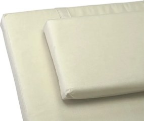 DIVERO Zestaw poduszek do leżaka 2 szt, krem