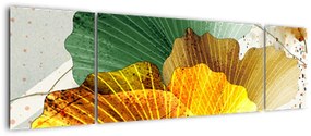 Obraz - Liście (170x50 cm)
