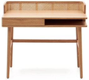 Biurko w dekorze jesionu 62x105 cm Araxi – Kave Home