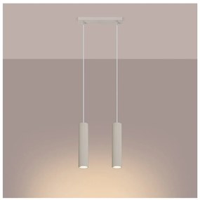 Kremowa lampa wisząca Gleam – Nice Lamps