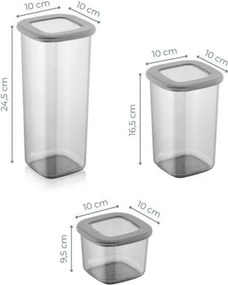 Pojemniki na żywność 9 szt. na żywność Fresco – Hermia