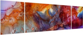 Obraz - Abstrakcyjna sztuka tuszu (170x50 cm)